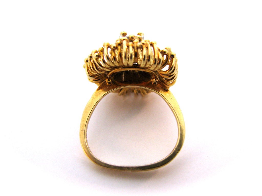 Women's ANDREW GRIMA, 18k Gold and Diamond Ring, circa 1970
