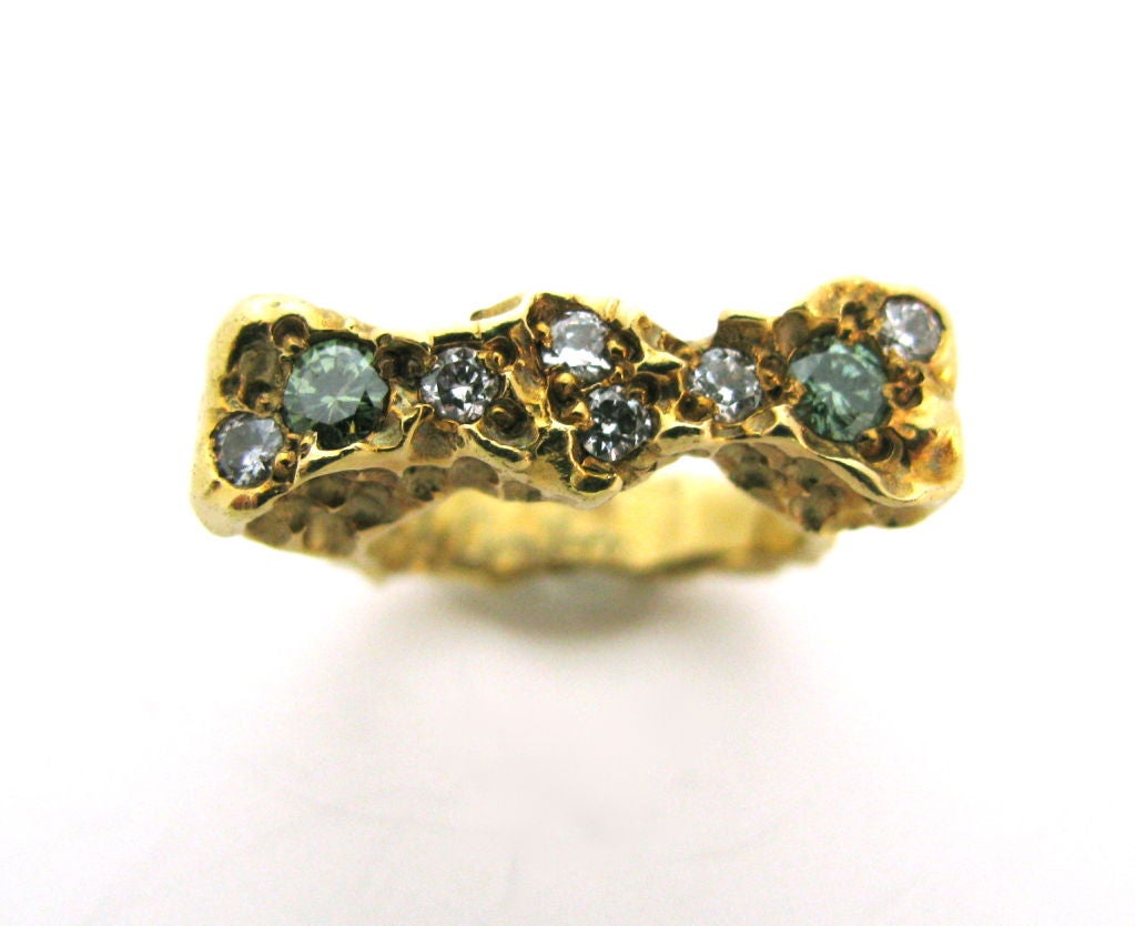 An interesting and unusual ring by Barbara Anton. The 1