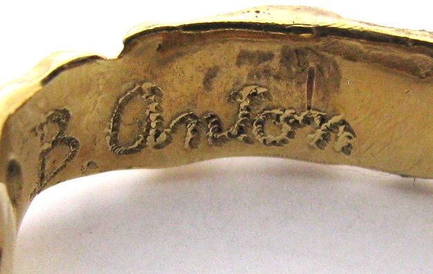 BARBARA ANTON, Colored Diamond Ring, c1970 Unique 2