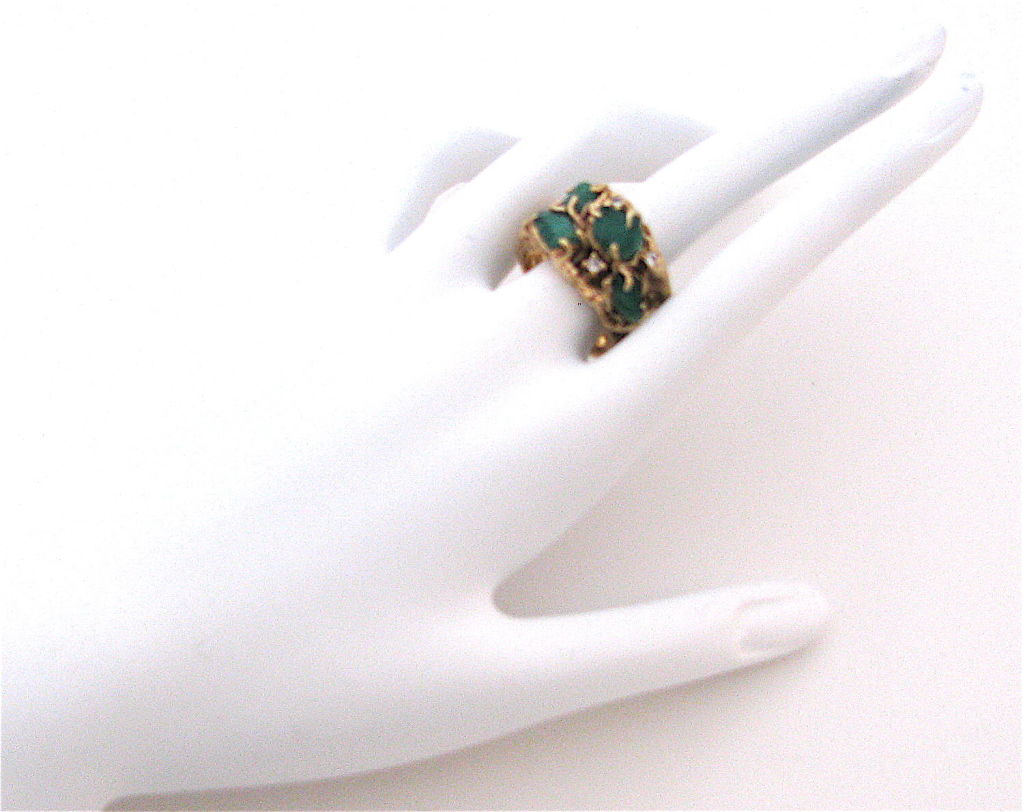 ARTHUR KING, Gold and Emerald Ring, c1960 1