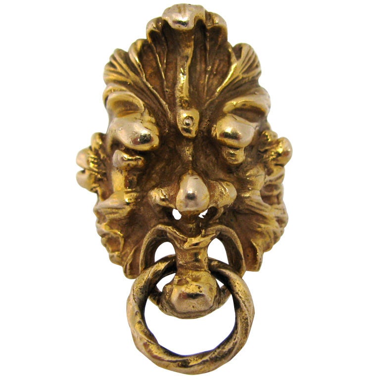 ERIC DE KOLB, A Massive Gold Ring