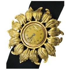 A Massive Gold Pendant/Wristwatch