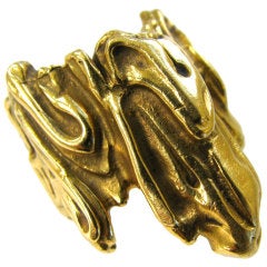 GUBELIN, A Gold Ring, c 1970