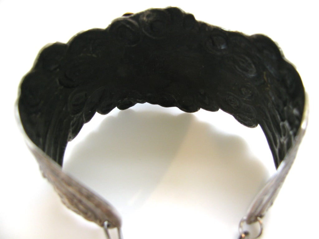 MARGARET BARNABY, a Silver, Gold and Enamel Bracelet, c 1970 3