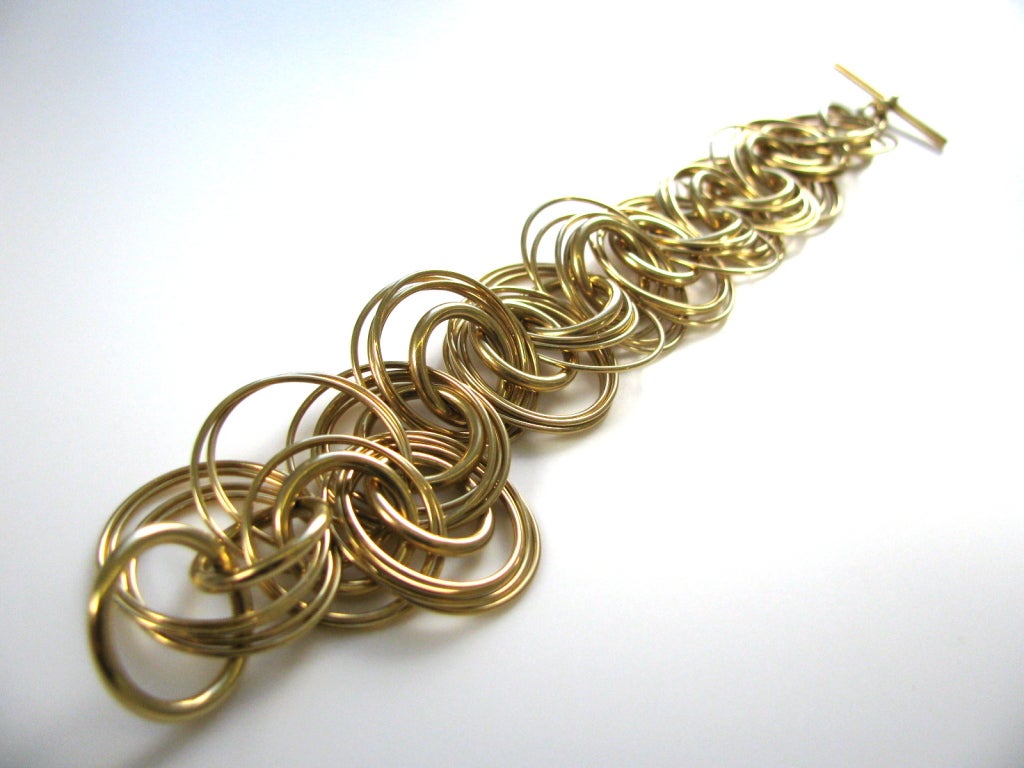Women's HERMES, A Gold Link Bracelet