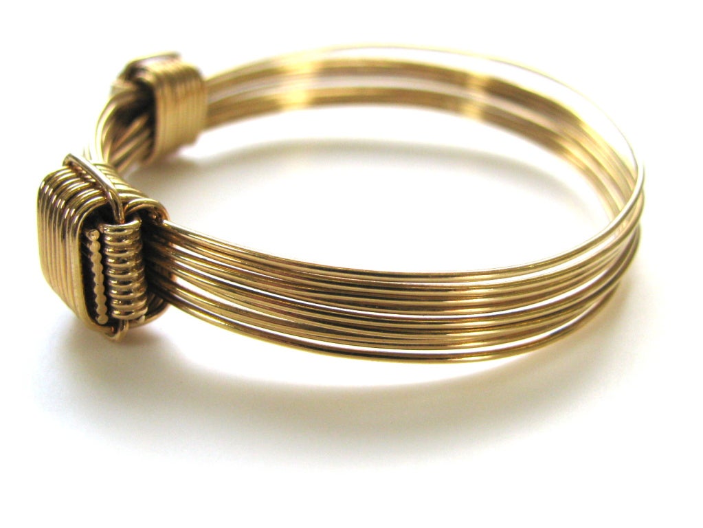 Gucci Gold Elephant Hair Bangle Bracelet at 1stDibs | antique elephant ...