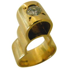 Pierre Cardin, Ring aus Gold und Diamanten, um 1960