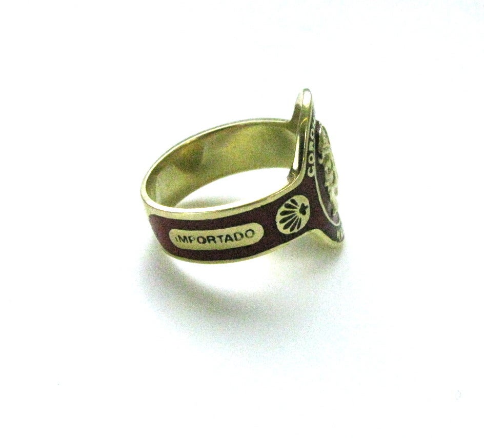 Women's or Men's CARTIER Gold and Enamel Ring, c1970