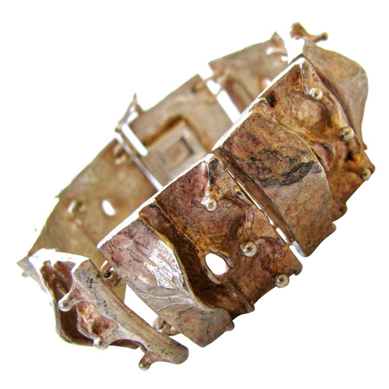 Fausto Maria Franchi Silver Bracelet c1970