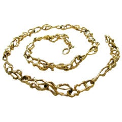 Tiffany & Co. A Gold Chain Necklace