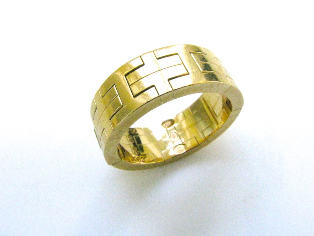 Ein Vintage-Ring von Hermes. Die 5/8