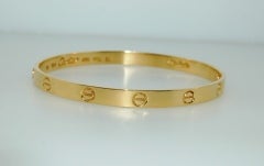CARTIER Yellow Gold  Aldo Cipullo Love Bracelet
