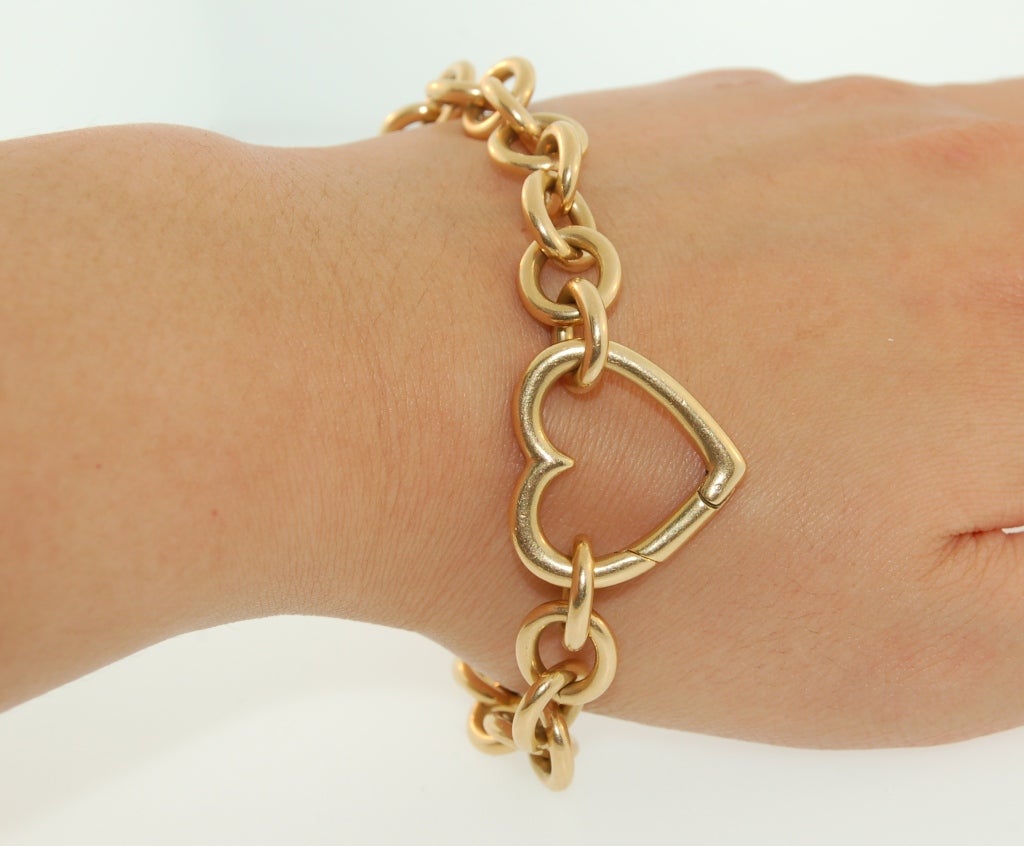 TIFFANY & CO. Yellow Gold Anchor Link Bracelet