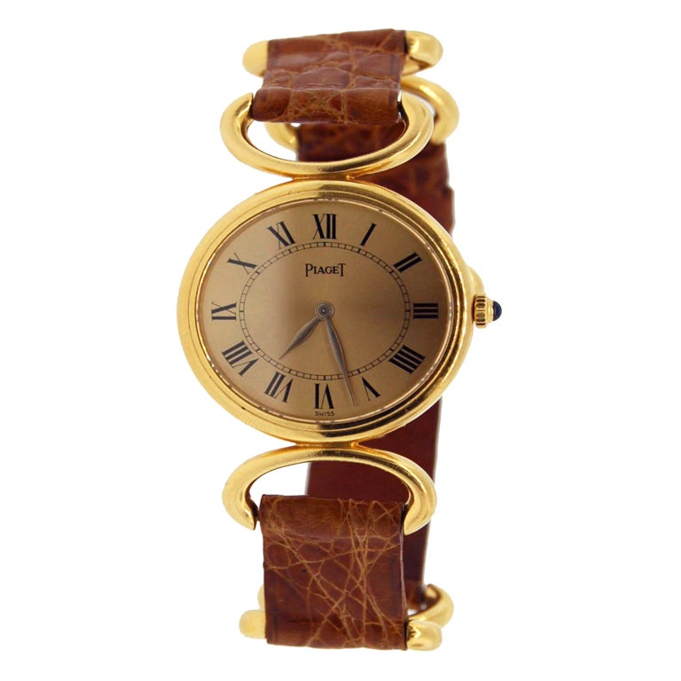 PIAGET Lady's Yellow Gold Dress Watch circa 1970s For Sale