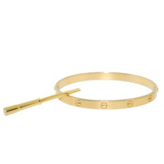 CARTIER Gold Love Bracelet Size 21