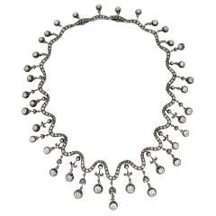 Important French Victorian Diamond Necklace
