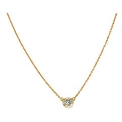 TIFFANY 
CO. Peretti Diamond by the Yard Pendant Necklace