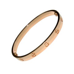 Cartier Rose Gold 18 Love Bracelet