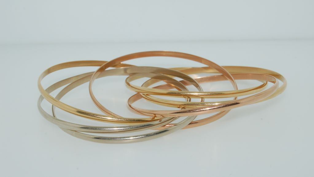 CARTIER Paris Gold & Bands Trinity Bracelet