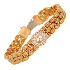Chopard Gold Happy Diamond Bracelet