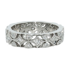 Cathy Waterman Charlize Diamond Platinum Band Ring