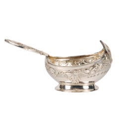 A Russian Silver Kovsh