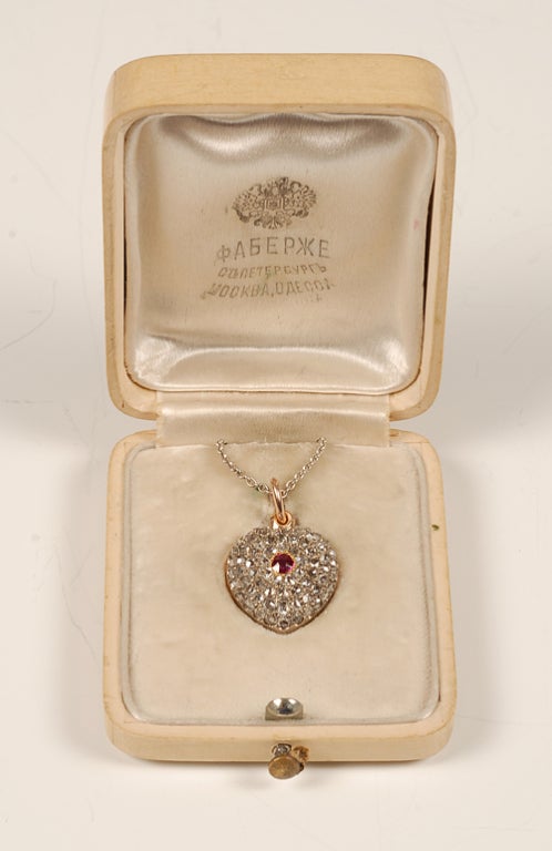 FABERGE AUGUST HOLMSTROM Gold Pendant