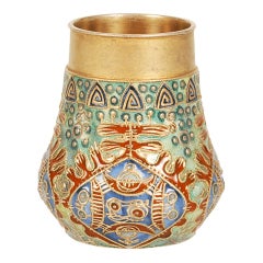 FABERGE Enamel Bud Vase