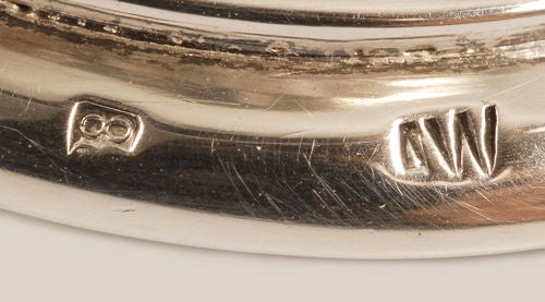 Women's or Men's Elegant Antique Fabergé Silver Two-Handled Salt by Alexander Wäkevä