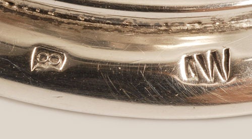 Elegant Antique Fabergé Silver Two-Handled Salt by Alexander Wäkevä In Excellent Condition In Redmond, WA