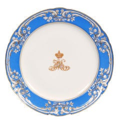 IMPERIAL PORCELAIN FACTORY His Majesty's Own Dacha Service Plate
