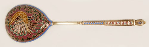 GRACHEV Plique-a-Jour Enamel Spoon