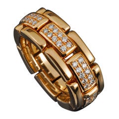 Furrer-Jacot Rose Gold and Diamond Flex Band