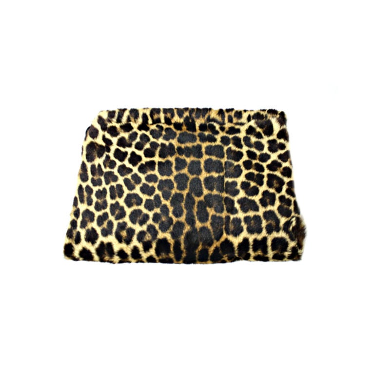 Vintage Leopard Muff - Export Restrictions Apply at 1stDibs