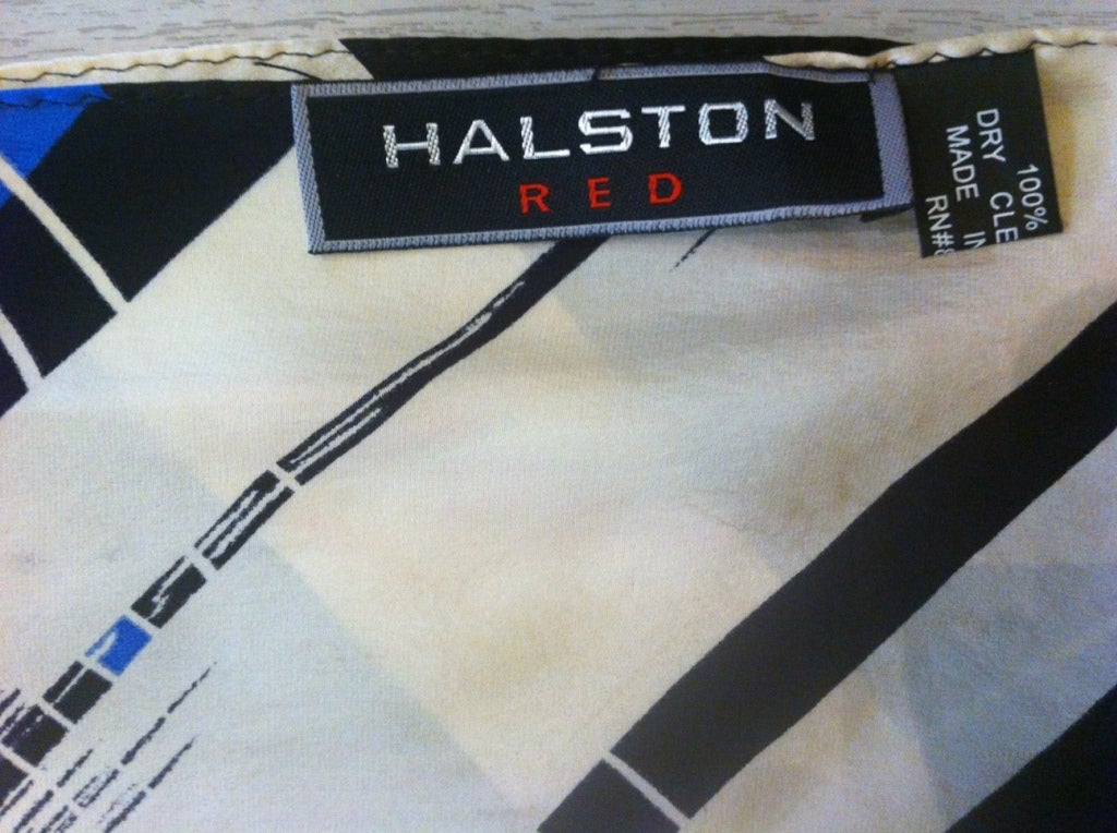 halston label