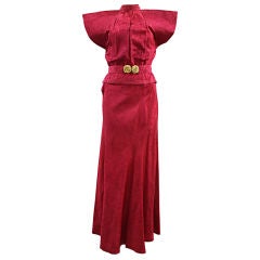 1940's Asian Inspired Tiki Paku Mumu Lounge Hostess dress