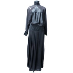 Vintage Frank Usher 1970's Dolman Diva Gown