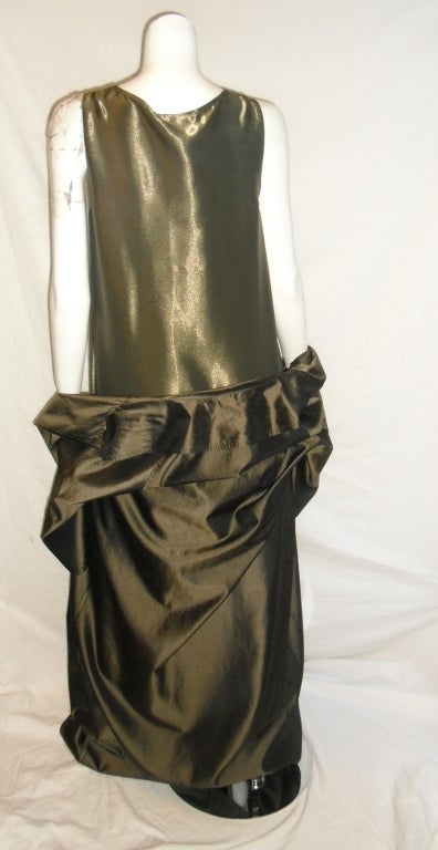 Zoran long  silk coat and maxi dress ensamble 5