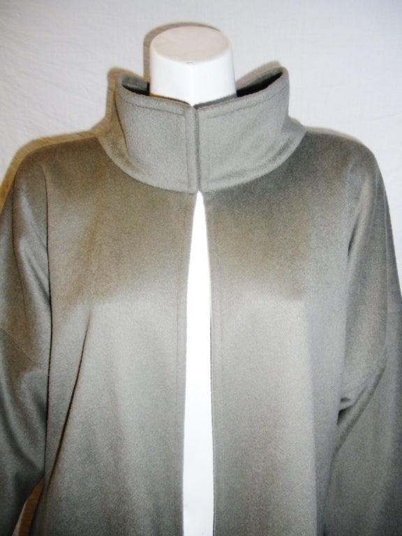 Zoran long angora duster jacket 2