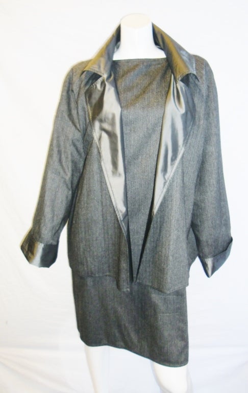 Zoran  cashmere and silk   reversible Jacket and dress