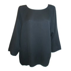 Zoran long sleeve silk tunic