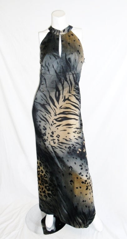 Pauline Trigere  Animal print Gown and Bolero 1970 In Excellent Condition For Sale In New York, NY