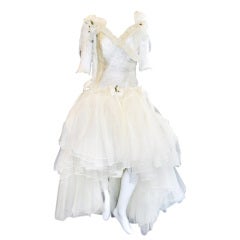 Zandra Rhodes   Couture Specal order 1993 Wedding Gown