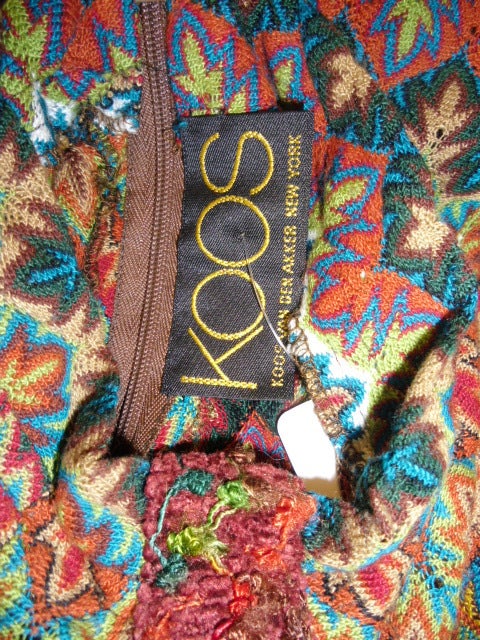 Women's Koos Rare knit multicolor top blouse