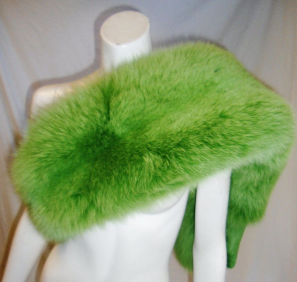 Christrian Dior  Vintage Fox Fur  Wrap In Excellent Condition In New York, NY