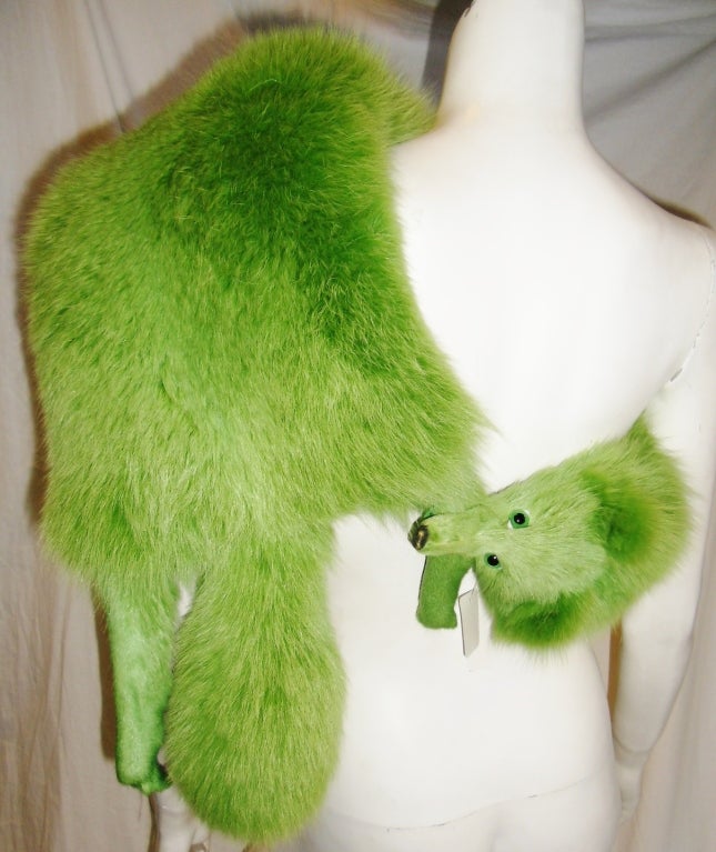 Women's Christrian Dior  Vintage Fox Fur  Wrap