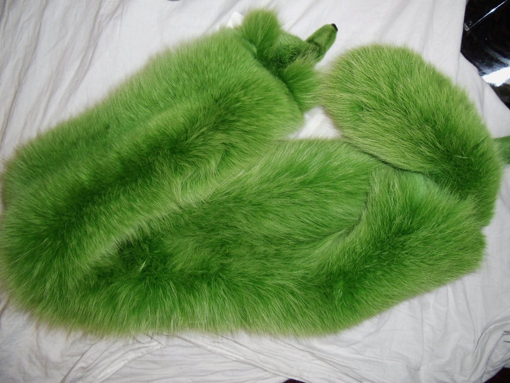 Christrian Dior  Vintage Fox Fur  Wrap 1