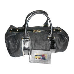 Balenciaga Alligator Trim 'whistle' Satchel Handbag