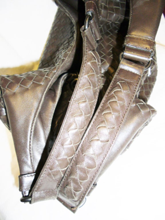 Women's Bottega Veneta Woven Leather Campana Hobo