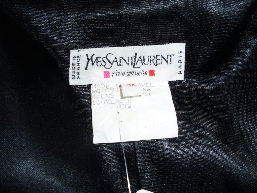 yves saint laurent blue sequins jacket